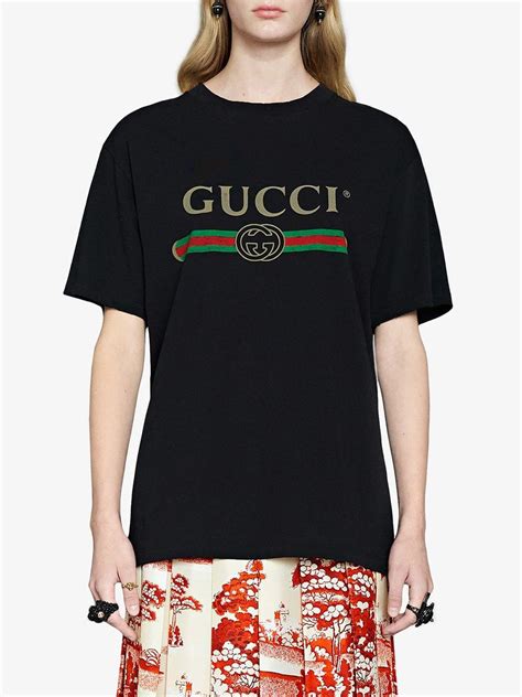 gucci logo t shirt online|Gucci logo t shirt women's.